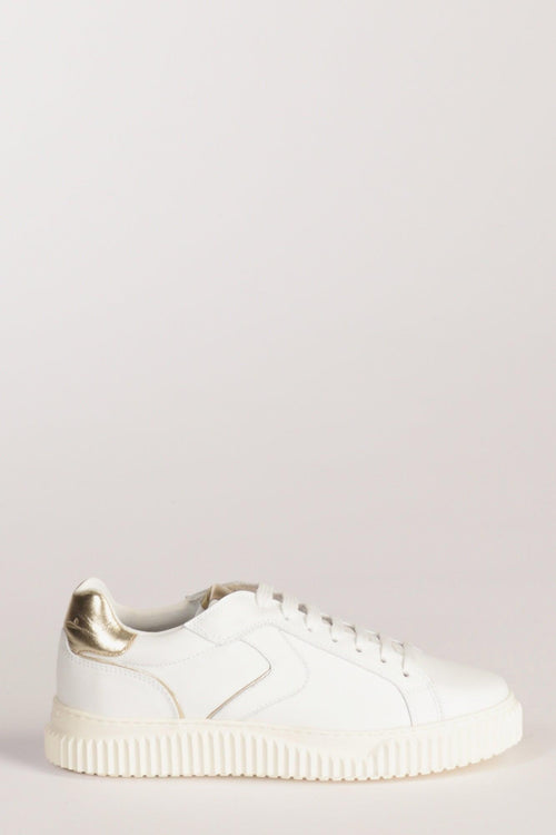 Sneakers Bianco/oro Donna