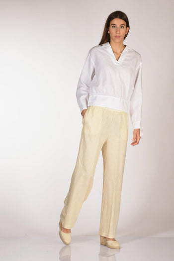 Pantalone Beige Chiaro Donna - 2