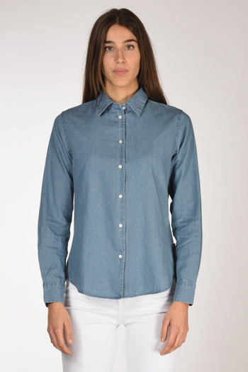 Camicia Blu Jeans Donna - 2