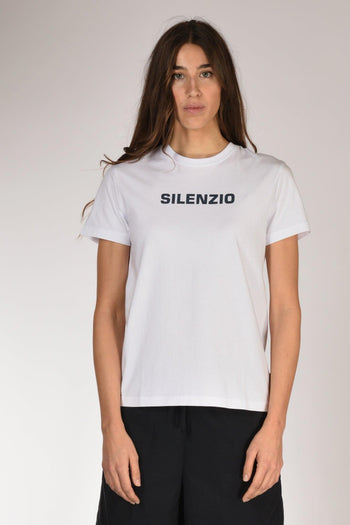 Tshirt Scritta Bianco Donna - 2