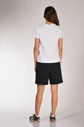 Tshirt Scritta Bianco Donna - 5
