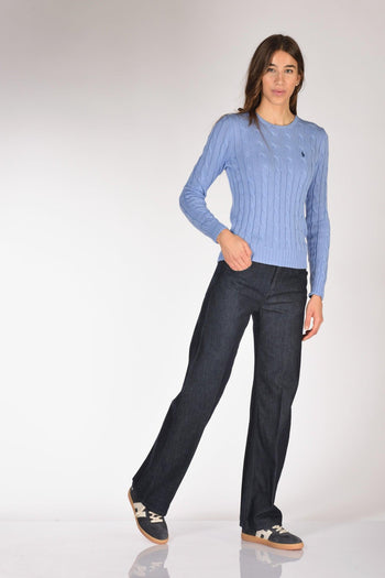 Pantalone Denim Blu Jeans Donna - 2