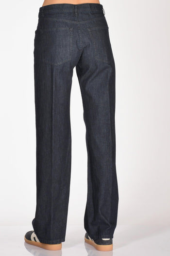 Pantalone Denim Blu Jeans Donna - 6
