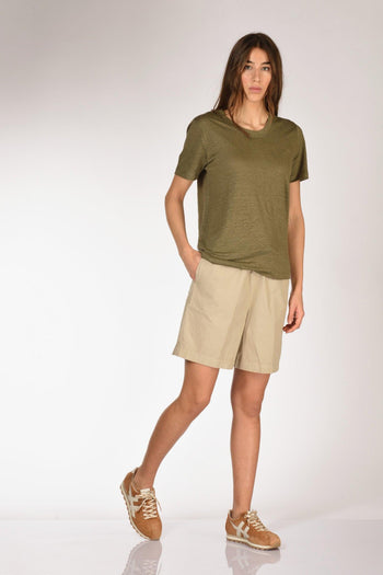 Shorts Beige Donna - 2
