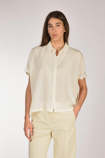 Camicia Bianco Naturale Donna