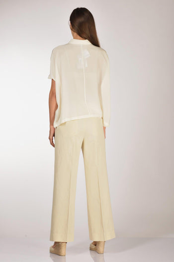 Camicia Bianco Naturale Donna - 5