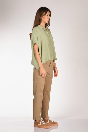 Camicia Verde Chiaro Donna - 4