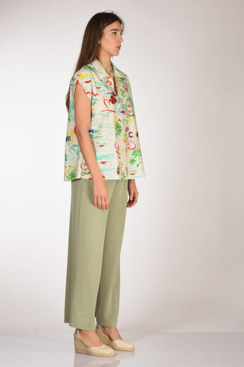 Camicia Bianco/multicolor Donna - 4
