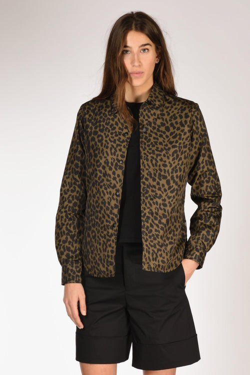 Camicia Glue Verde/nero Donna