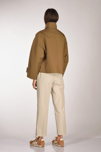 Giacca Millepiedi Beige Scuro Donna - 5