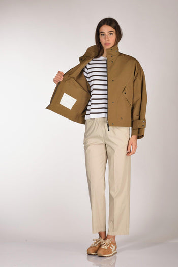 Giacca Millepiedi Beige Scuro Donna - 7