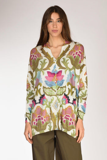Maglia Stampata Bianco/multicolor Donna - 2
