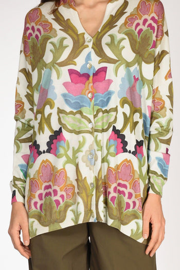 Maglia Stampata Bianco/multicolor Donna - 3