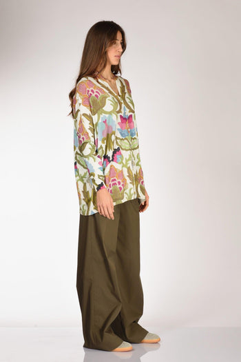 Maglia Stampata Bianco/multicolor Donna - 4