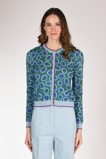 Maglia Stampata Verde/azzurro/blu Donna - 2