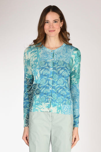 Maglia Stampata Azzurro/blu Donna - 3
