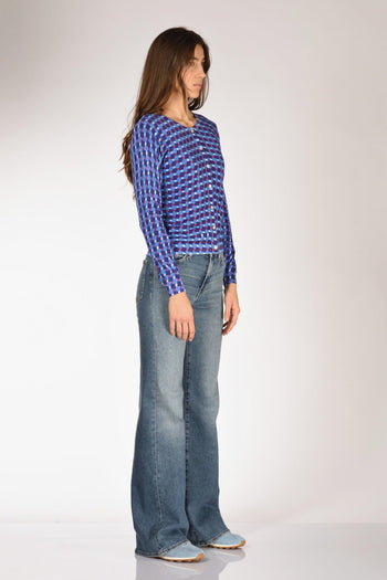 Maglia Stampata Azzurro/blu Donna - 4
