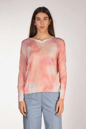 Maglia Stampata Rosa/bianco Donna - 2