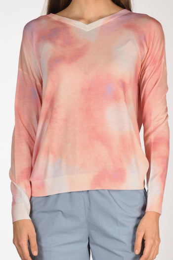 Maglia Stampata Rosa/bianco Donna - 3