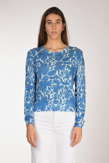 Maglia Stampata Blu/bianco Donna - 2