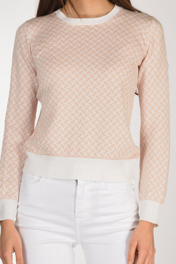 Maglia Biscottino Rosa/bianco Donna - 3