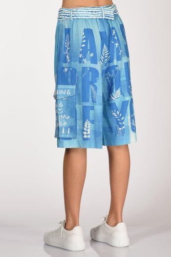 Bermuda Blu/bianco Donna - 6