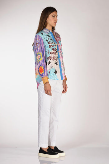 Camicia Multicolor Donna - 4