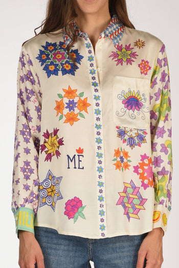 Camicia Bianco/multicolor Donna - 3