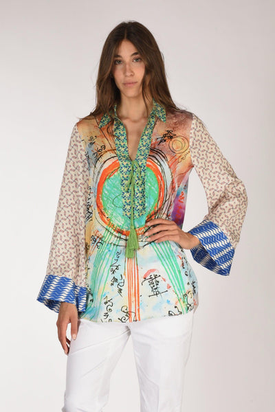 Camicia Multicolor Donna