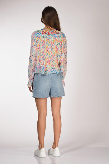 Camicia Bianco/multicolor Donna - 5