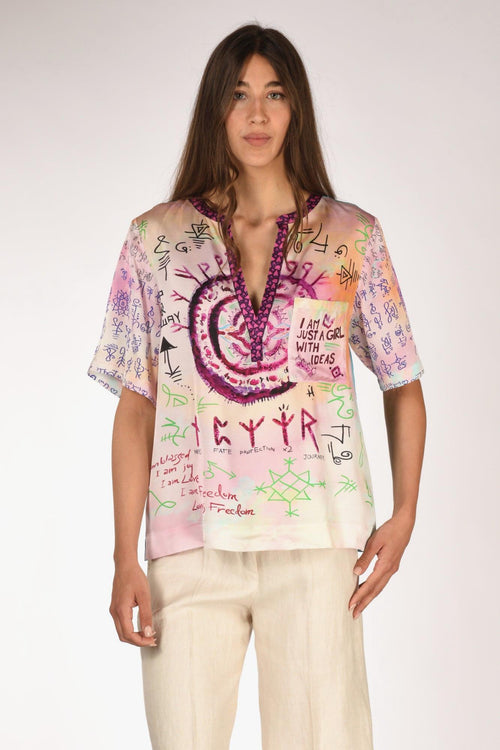 Camicia Multicolor Donna