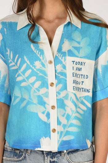 Camicia Bianco/azzurro Donna - 3