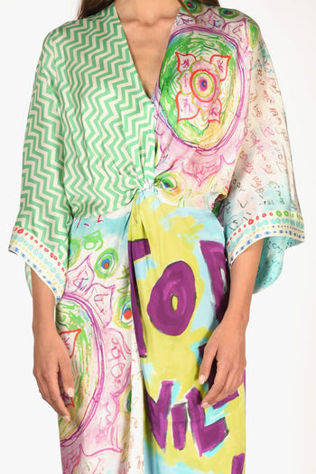 Abito Stampa Multicolor Donna - 3