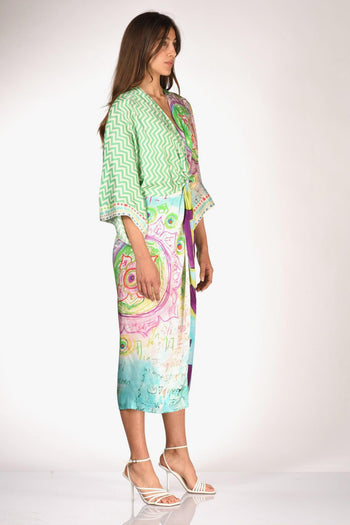 Abito Stampa Multicolor Donna - 4
