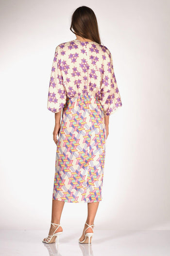 Abito Stampa Bianco/multicolor Donna - 5