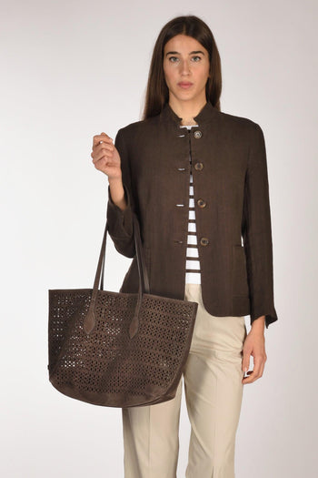 Borsa Mashup Marrone Donna - 2