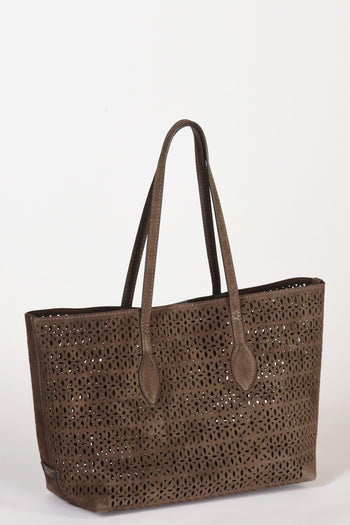Borsa Mashup Marrone Donna - 5