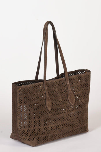 Borsa Mashup Marrone Donna - 6