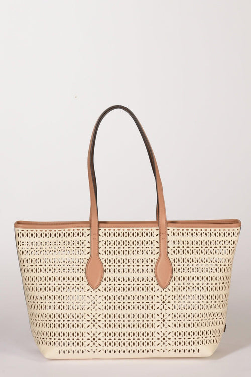 Borsa Mashup Bianco Naturale Donna