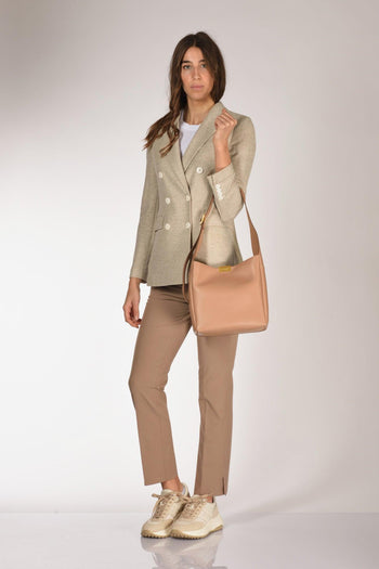 Borsa Jo Beige Cuoio Donna - 2