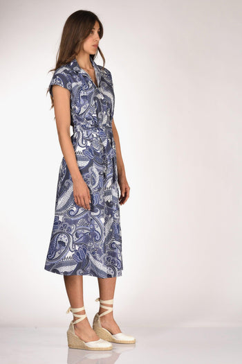Abito Naril Blu/bianco Donna - 4