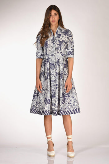 Abito Aisha Blu/bianco Donna - 2