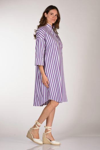 Abito Martal Bianco/blu/fucsia Donna - 4