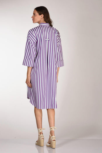 Abito Martal Bianco/blu/fucsia Donna - 5