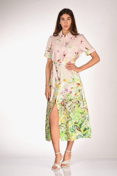 Abito Jesyl Rosa/verde Donna