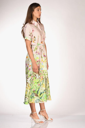 Abito Jesyl Rosa/verde Donna - 4