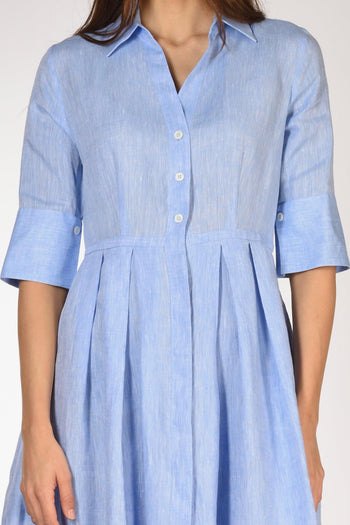 Abito Aishal Azzurro Donna - 3