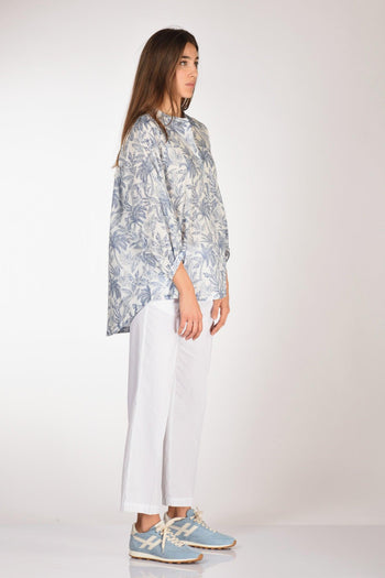 Camicia Adryl Blu/bianco Donna - 4