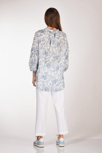 Camicia Adryl Blu/bianco Donna - 5