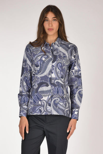 Camicia Andreal Blu/bianco Donna